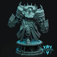 Tabletop Resin Model – Witchsong Fallen Overseer - Unpainted - D&D - 3" Base
