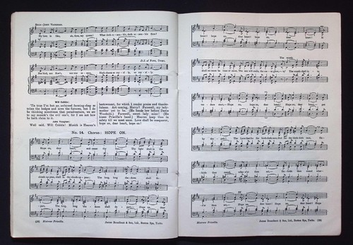 Mistress Priscilla: Operetta by M. S. Haycraft, Music by John S. Witty ca. 1928 - Picture 9 of 11