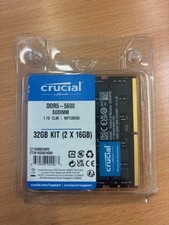 Crucial DDR5 Ram 32GB (2x16GB) 5600MHz SODIMM Memory Kit - CT2K16G56C46S5