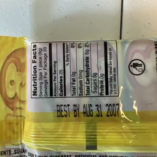 Lebron James Bubblicious Lightning Lemonade 4 Pack Sealed Cavs 🤣 - Picture 9 of 10