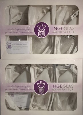 UNIQUE Inge-Glas Glass Christmas Ornaments (Set Of 6)