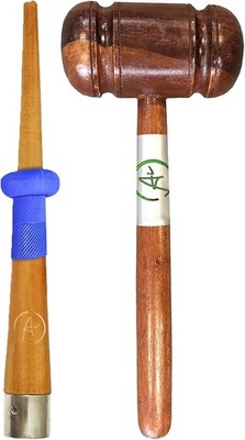 Cricketschläger Klopfhammer & Griffkegel Set | Schlägerpflege Vorbereitung Ausrüstung