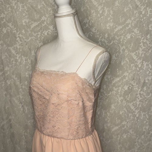 Abito da cocktail vintage Miss Elliette Peace iridescente pizzo floreale senza maniche 12 - Foto 5 di 18