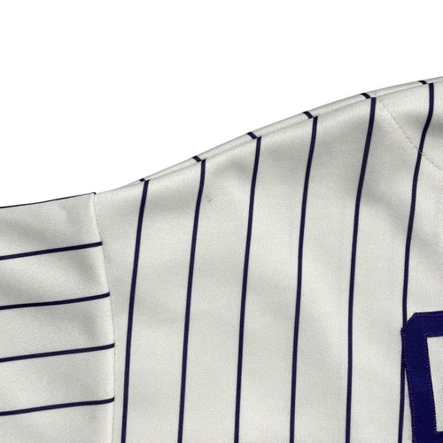 VTG 00s MLB ARIZONA DIAMONDBACKS MARK GRACE MAJESTIC PINSTRIPE JERSEY SIZE XL - Picture 9 of 11