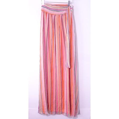 NWT 398 Ramy Brook Lanette Silk Chiffon Maxi Skirt S P NWT $395. Orange - Picture 2 of 11