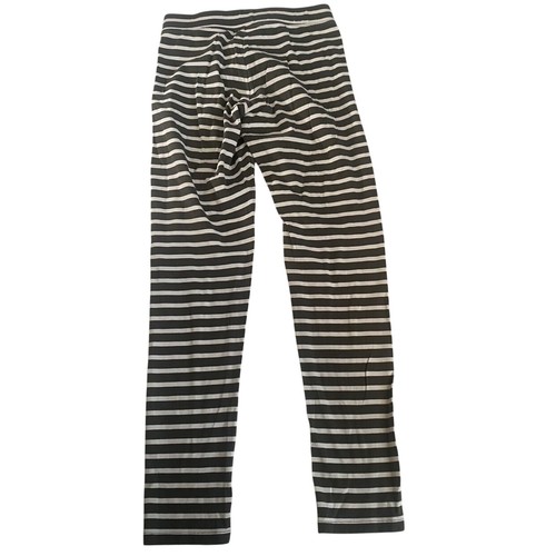Matilda Jane 435 Starting Line Olive Green Cream Striped Leggings 10 - Picture 4 of 4