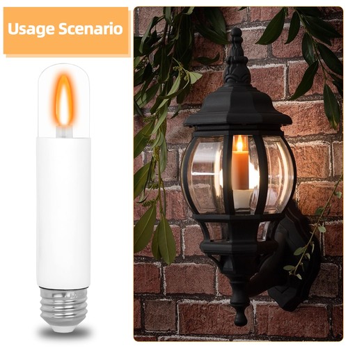 HEWA-Tech T9 LED Flame Effect Light Bulbs 2 Light Modes Flickering Light Bulb... - Picture 5 of 7
