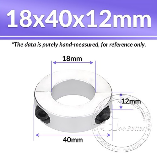 Schaftmanschette 3 mm-100 mm doppelt geteilt Stahl metrisch Klemmmanschetten Aluminiumlegierung - Bild 24 von 47