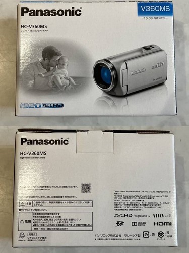 Panasonic HC-V360MS White HD Camcorder V360MS 16GB 50x Optical Zoom w/Box - Picture 12 of 12