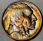 1925 Buffalo Nickel 5c. Monster Toned . Fantastic Eye Appeal. PQ COIN!!!