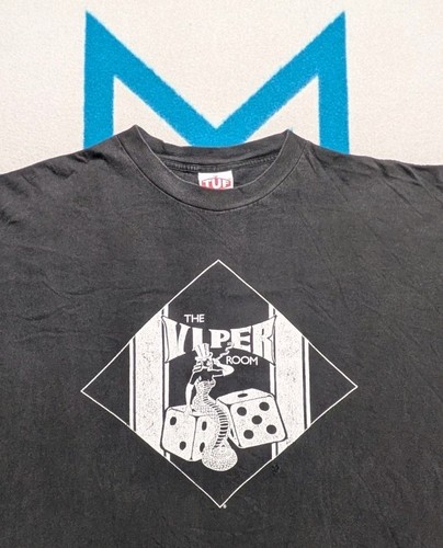 Vintage The Viper Room Shirt Single Stitch Made In USA Grunge Bar Johnny Depp XL - Bild 1 von 12