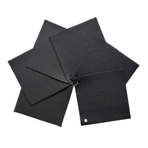 Sample Collection | Leather Sample Set | AUTO LEATHER & PERFORATED LEATHER Black - Picture 21 of 22
