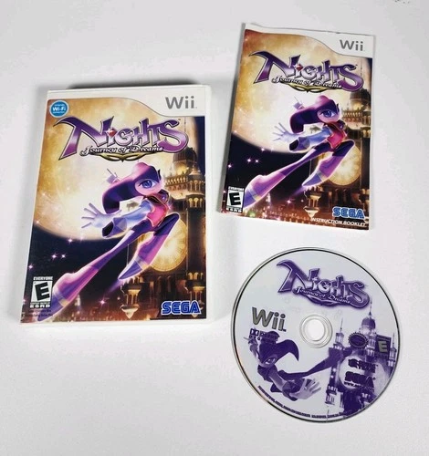NiGHTS: Journey of Dreams (Nintendo Wii, 2007) - CIB w/ Manual - *TESTED*