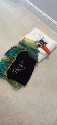 Erwachsene Frozen Prinzessin Anna Olaf Kostüm Verkleidung Party Halloween Disney