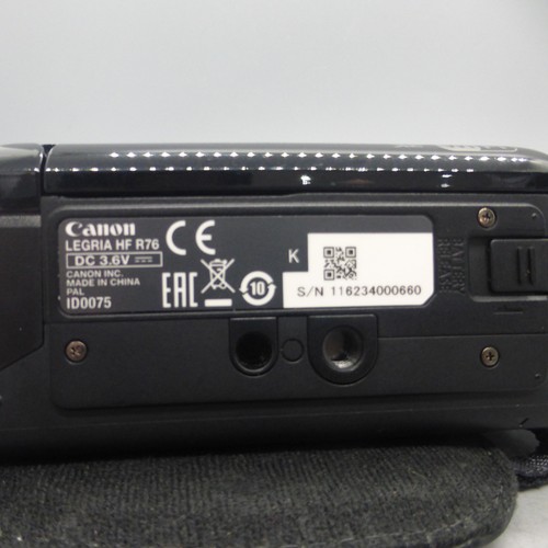 Canon Legria HF R76 Handheld High Definition WiFi Camcorder Black Tested - Bild 5 von 8
