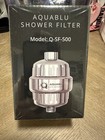AquaBlu Multi-Stage Shower Head Water Filter Model: Q-SF-500 Finish: Chrome -New