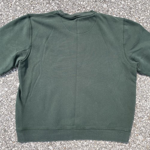 Outdoor Life Sweatshirt Mens XL Green Blank Crew Heavy Y2K Minimal Grunge Work - Picture 14 of 14