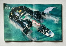 LEGO Batman: The Batboat: Hunt for Killer Croc 7780 Instruction Manual Only