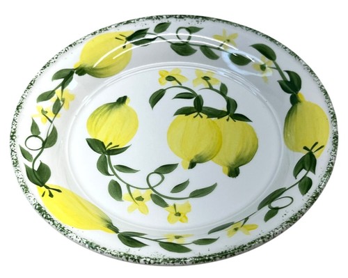 4 Portmeirion Studio Hand Painted Lemon Grove Bread & Butter Plates 7 1/4" - Picture 3 of 9