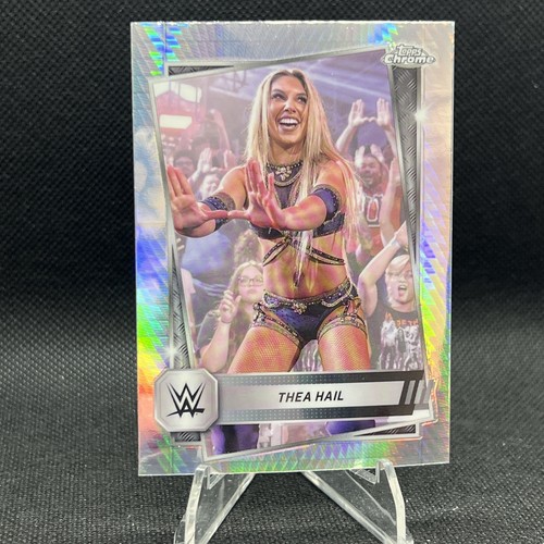 2025 Topps Chrome WWE Thea Hail X-Fractor Refractor #81 - Picture 1 of 2