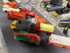 Vintage Lesney Matchbox Lot of 10 Trucks, Crane, Plow, Cement and more
