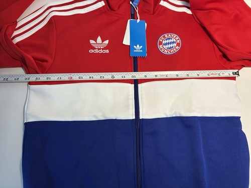 Neu Adidas Originals FC Bayern München Jacke Herren Größe S von 2016 Fußballjacke - Bild 16 von 18