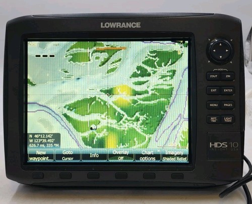 Lowrance HDS-10" Gen2 Insight USA w/ Cords & Mounting Bracket Pre Owned - Picture 9 of 20