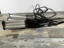Pro Beauty Tools Speed Hair Waver Ceramic Waving Plates PBIR1879 Rapid Heat EUC