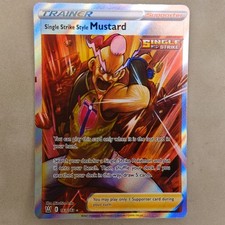 Pokémon Battle Styles Single Strike Style Mustard Full Art Ultra Rare 163/163 NM