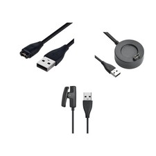 100cm Watch Charging Cord, Black USB-A Replacement Spare Cable