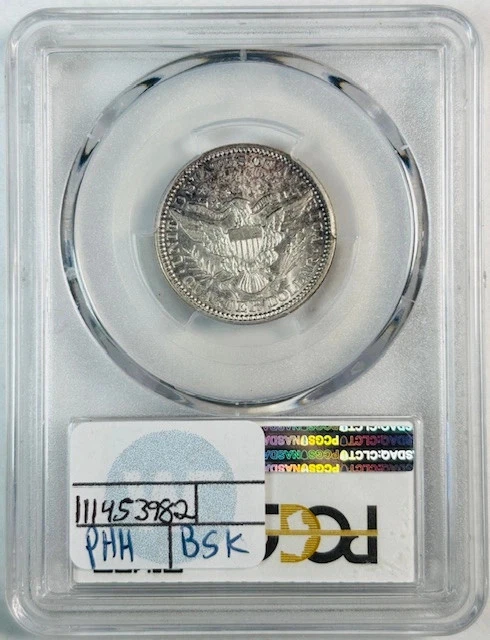 1916 D Barber Quarter PCGS AU-53 - Image 2 of 2