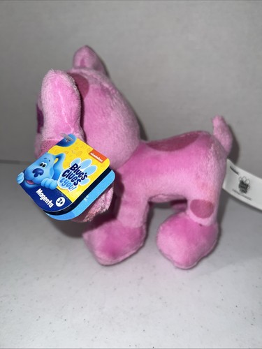 Blue's Clue Magenta mit Brille Plüschtier 7 Zoll Rosa Hund Stofftier Neu mit Etikett - Bild 2 von 9