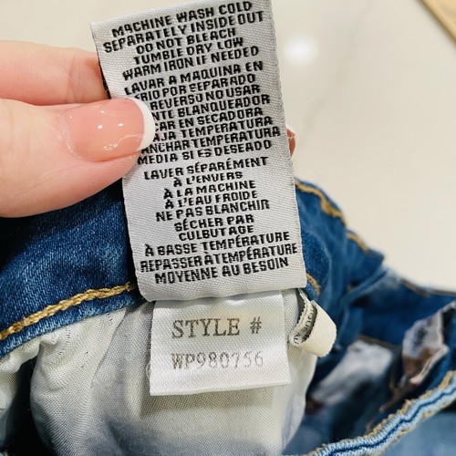 Royalty For Me Jeans Damen Größe 14 Cargotaschen Mid Rise Medium Wash Skinny - Bild 7 von 9