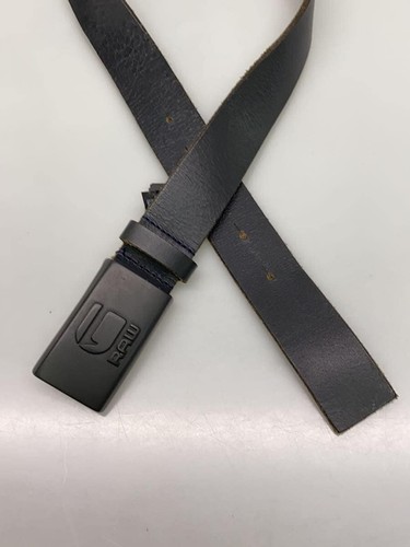 G-STAR RAW Belt Leather BLK Plain Men's - Picture 2 of 5