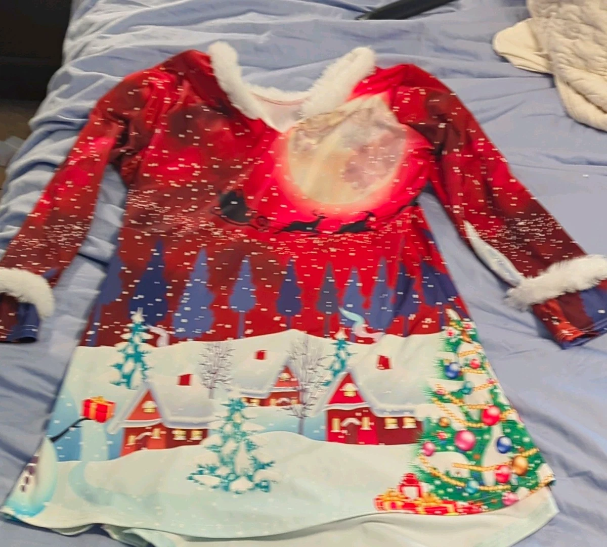 christmas sweaters dresses Sweater for sale Color:Geometric goose birthday outfit Vintage Mermaid Lace Country Long sleeve super soft and comfy