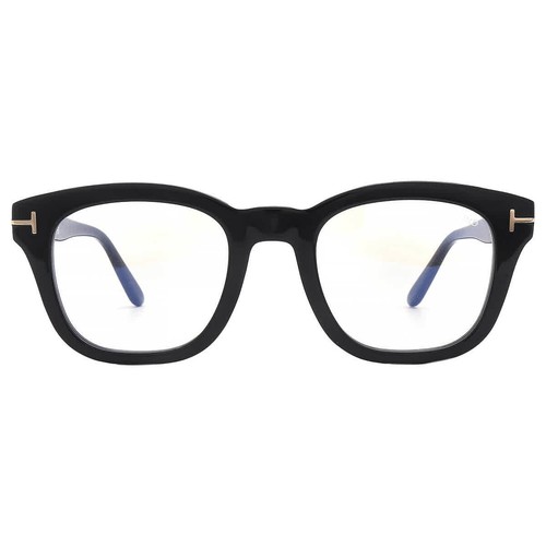 Occhiali da vista uomo Tom Ford blu blocco luce quadrati FT5542-B 001 50 FT5542-B 001 - Foto 2 di 5