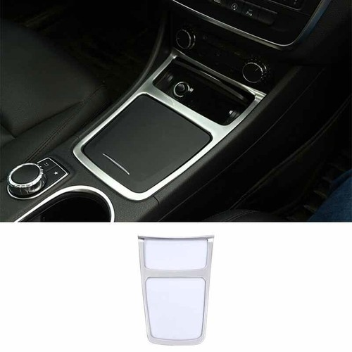 For Benz GLA CLA 2013-2019 ABS Matte Silver Cover Trim Console Gear Storage Box - Foto 1 di 9