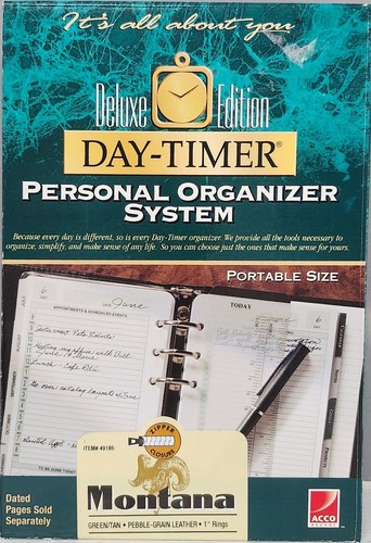 Deluxe Edition Tageszeitschaltuhr Persönliches Ordnungssystem Tragbare Größe Neu