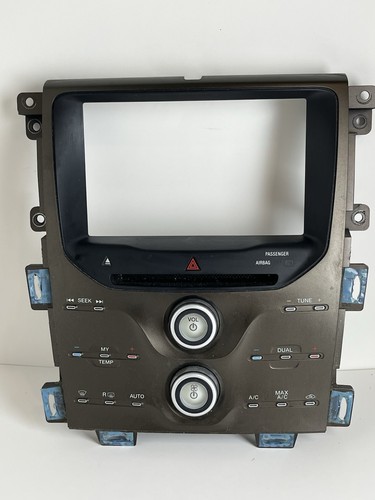 2013 FORD EDGE RADIO CLIMATE CONTROL HVAC BEZEL TRIM PANEL DT4T-18A802-BB OEM - Foto 1 di 10