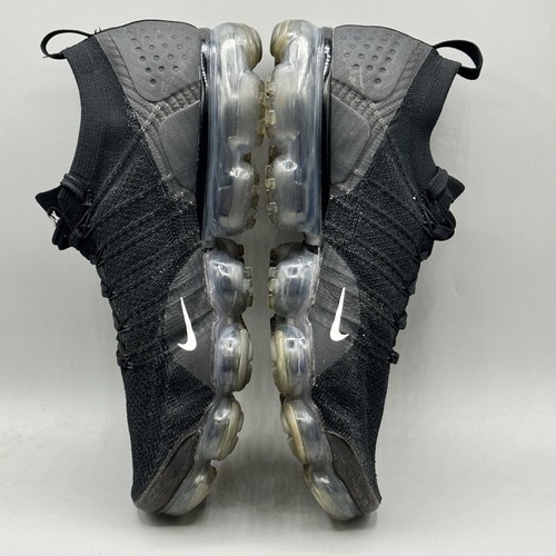 Scarpe da corsa Nike Air VaporMax da uomo taglia 11 Flyknit 2 nero bianco 942842-001 - Foto 8 di 13