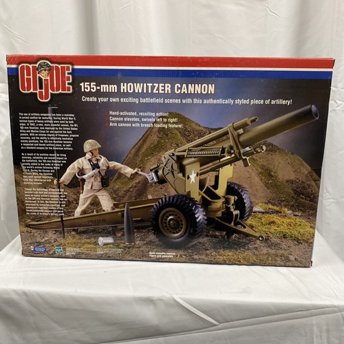 2000 Kenner Hasbro GI Joe 155MM Howitzer Cannon Factory Sealed Toy In Box - Picture 4 of 5