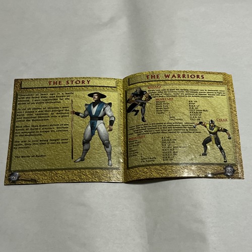 Mortal Kombat Gold Disc & Manual - Sega Dreamcast - Rental Copy Cash Wise Video - Picture 6 of 6