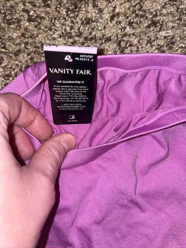 Vanity Fair glättender bequemer nahtloser Slip Höschen, 6/M, pink lila, neu mit Etikett - Bild 5 von 5