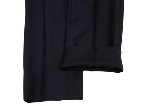 EMPORIO ARMANI Wool Tapered Pants Size 46(K-133437) - Picture 7 of 12