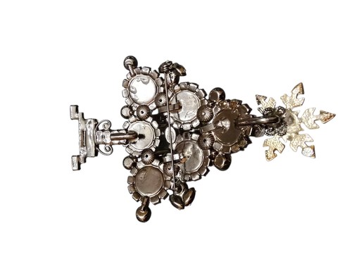Fabulous Vintage New VRBA Dimensional Christmas Tree Brooch (A8736) - Picture 5 of 8