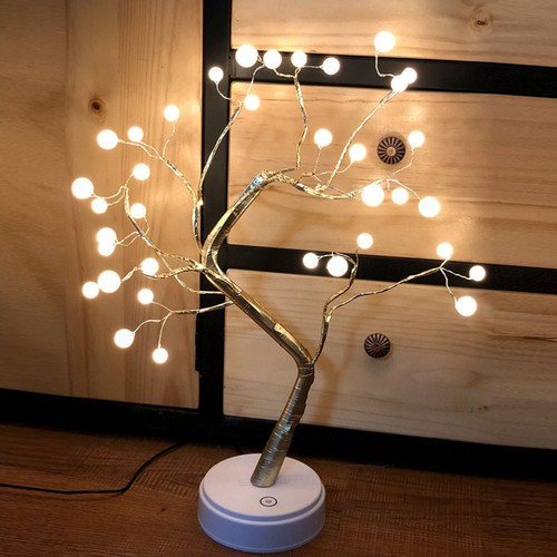 Decoration Bonsai Tree Lights Children Room Lighted LED Small Night - Picture 9 of 12