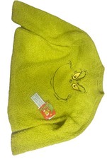 The Grinch Dr Seuss Sherpa Fleece Embroidered Christmas Sweater Green L 10/12 