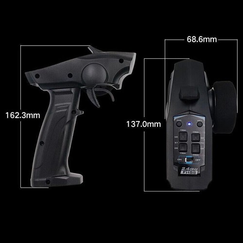 2.4GHz 91803G 3CH Radio System Transmitter Remote Control w/ Receiver for RC Car - Picture 7 of 12