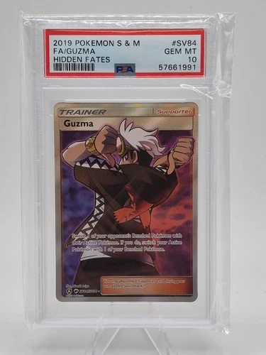 Pokemon Guzma SV84/SV94 Hidden Fates: Shiny Vault PSA 10