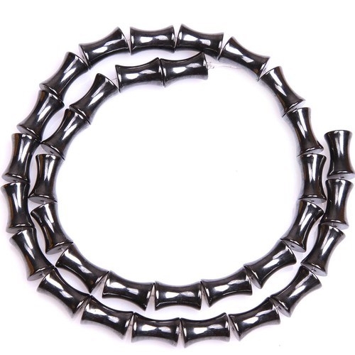 GEM-Inside Black Hematite Non-Magnetic Gestone Loose Beads Natural Round 8x12...